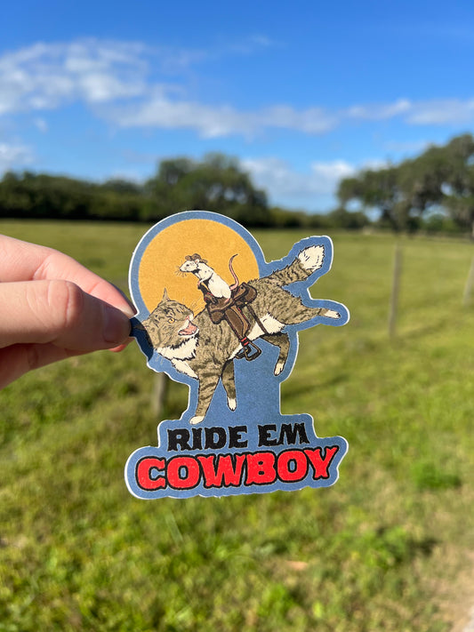 Ride Em Cowboy Sticker