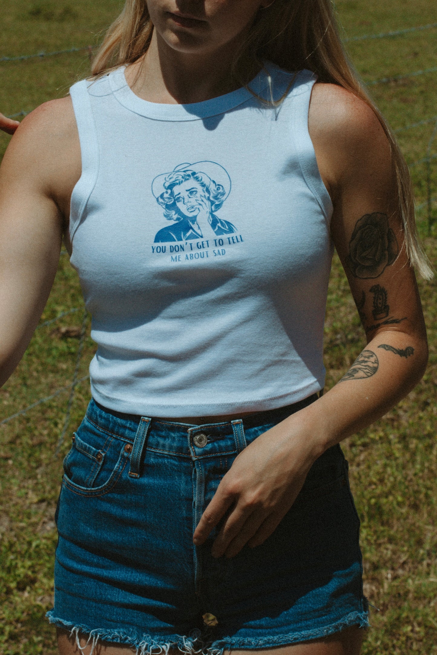 Cowgirl Blue's Tank Top