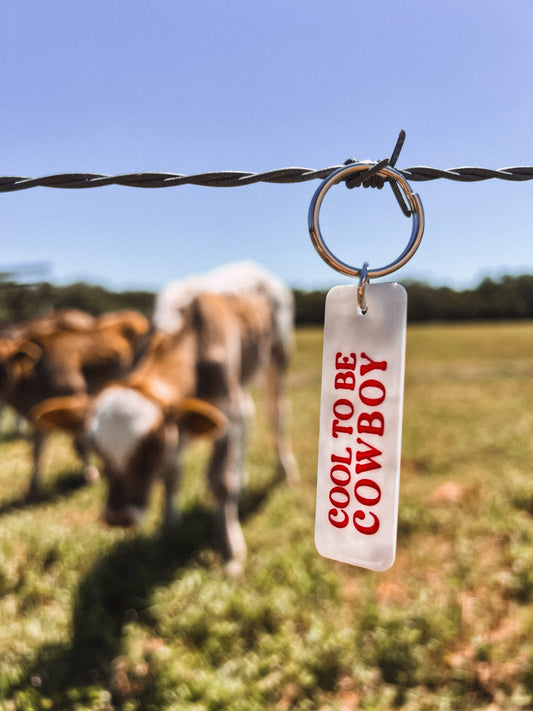 Cool To Be Cowboy Keychain