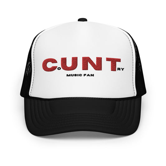 CoUNTry Music Fan Foam trucker hat