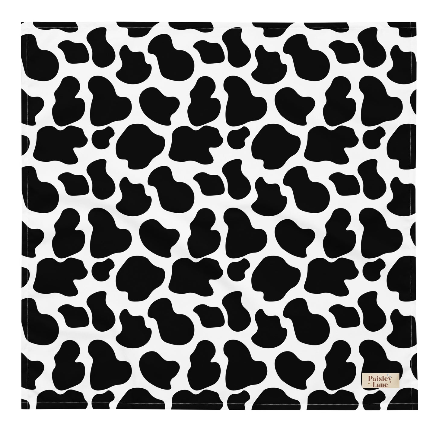 Cow Print Bandana