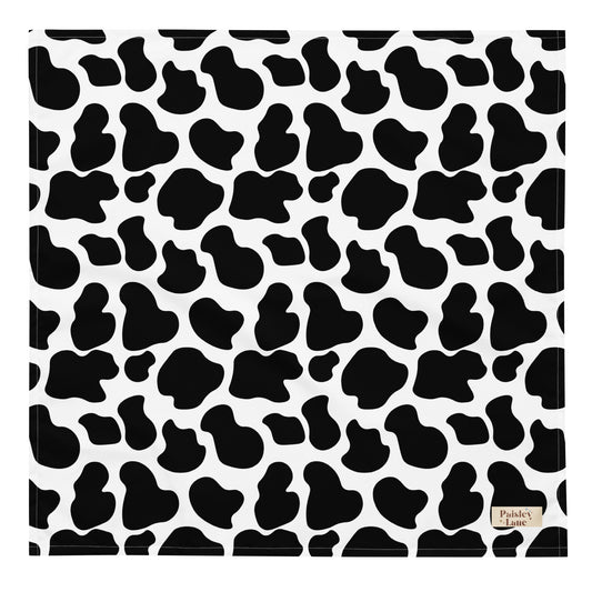 Cow Print Bandana