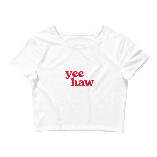 Yeehaw Crop Tee